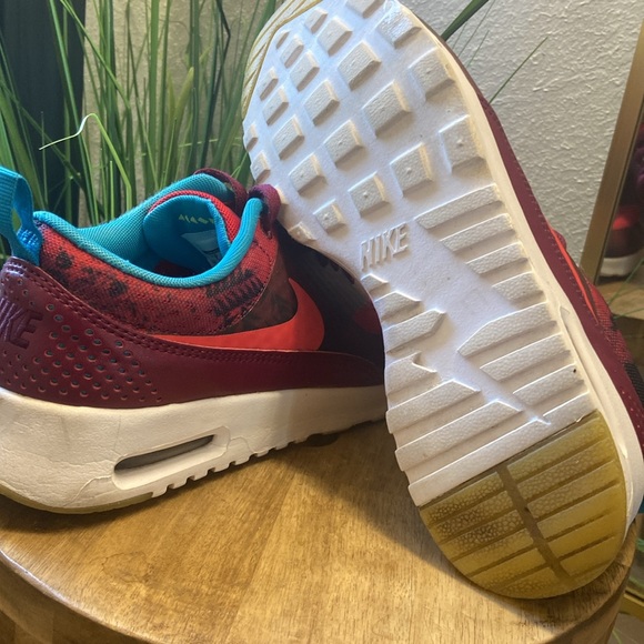 LIMITED EDITION Nike Air Max Thea Print N7 Burgundy Sneakers Women’s Size 7 - Picture 10 of 17